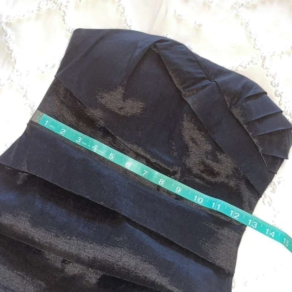 Black Strapless Cocktail Dress 🖤